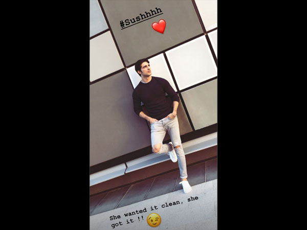 Rohman's Birthday Gift For His 'Jaan' Rohman's Birthday Gift For His 'Jaan'