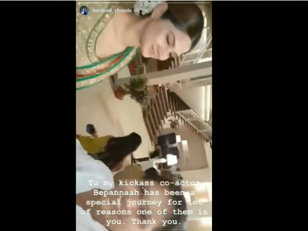 Harshad Thanks His Kickass Co-Actor!