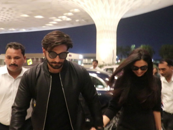 DeepVeer Spotted At Airport DeepVeer Spotted At Airport