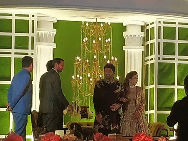 Guests Congratulate The Newly-wed Guests Congratulate The Newly-wed