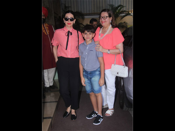 Karisma Kapoor With Son Kiaan