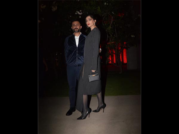 Sonam At Dad's Birthday Bash
