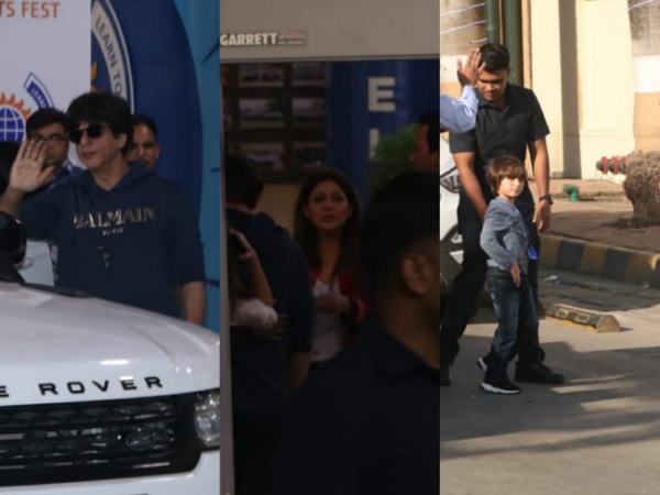 Shah Rukh Khan & Gauri Khan Attend AbRam's Annual Day At School