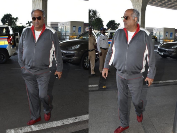 Boney Kapoor Also Spotted At Airport