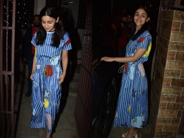 Alia Bhatt Spotted Outside Dubbing Studio Alia Bhatt Spotted Outside Dubbing Studio