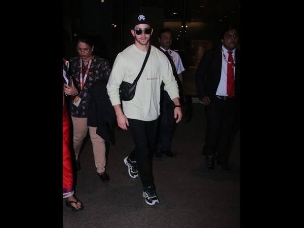 Nick Spotted At Mumbai Airport