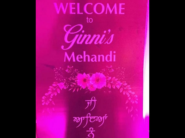 Ginni’s Mehendi