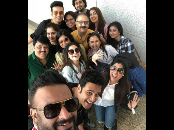 Krushna With His Team Krushna With His Team