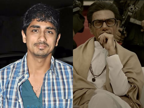 Siddharth Criticizes The Film For The Hate Speech Against South Indians