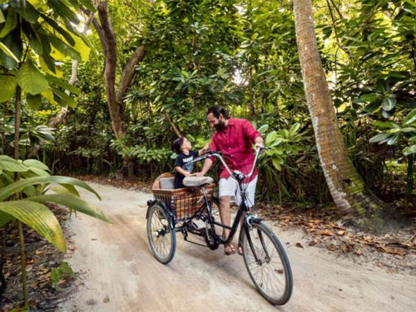 Saif & Taimur Bond Over Cycling
