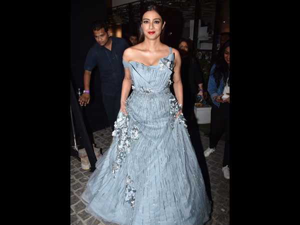 Tabu As She Prepared To Walk The Ramp At Gaurav Gupta's Show