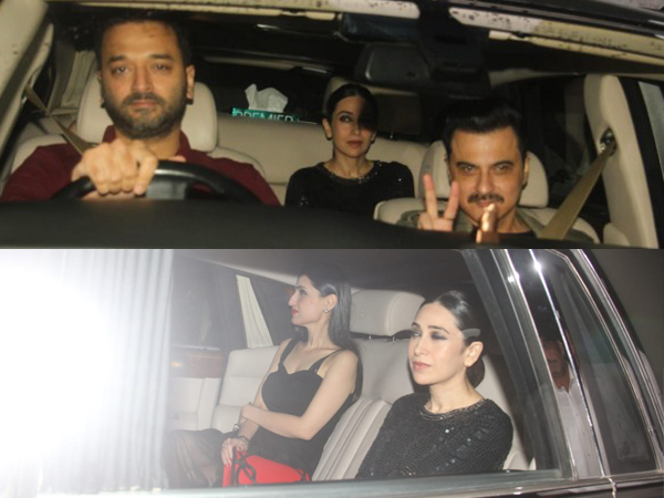 Sanjay, Karishma, Sunny & Anu Arrive Together