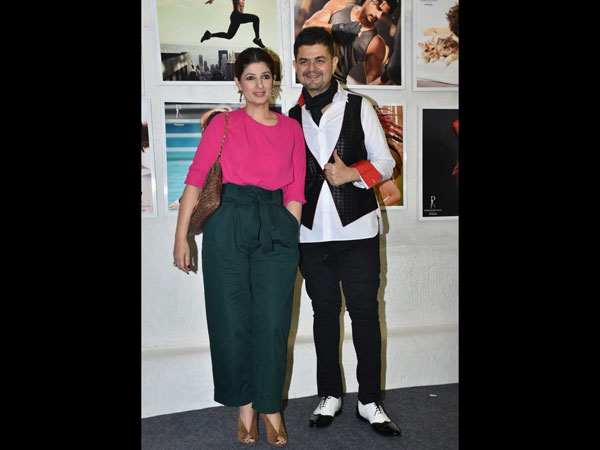 Raveena Tandon With Daboo Ratnani At His Calendar Launch Raveena Tandon With Daboo Ratnani At His Calendar Launch