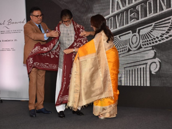 Boman & Zenobia Present Amitabh A Shawl