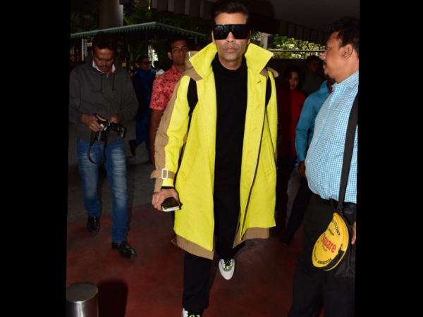 Karan Was Returning From A WEF Meet At Davos Karan Was Returning From A WEF Meet At Davos