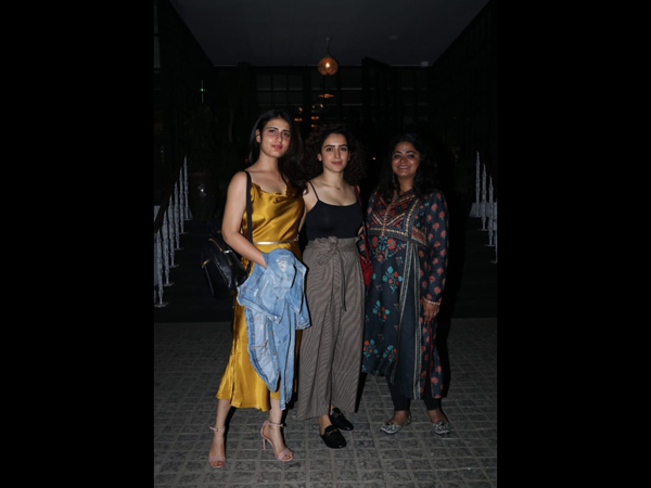 Fatima Celebrates B'Day With Sanya Malhotra & Ashwini Iyer Fatima Celebrates B'Day With Sanya Malhotra & Ashwini Iyer