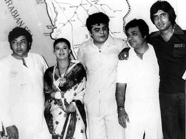 Kader Khan With Amitabh Bachchan & Amjad Khan