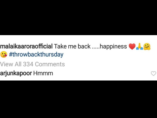 This Is How Her Rumoured Beau Reacted To Malaika's Wish