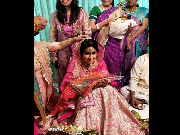 Palak Looked Beautiful In Pink-coloured Lehenga