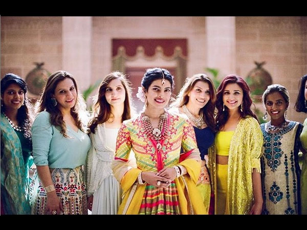 Priyanka Poses With Her Girl Squad