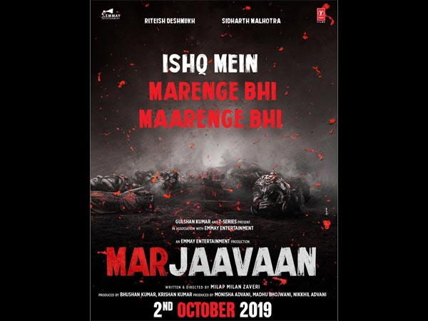 Marjaavaan (Release Date- October 2)