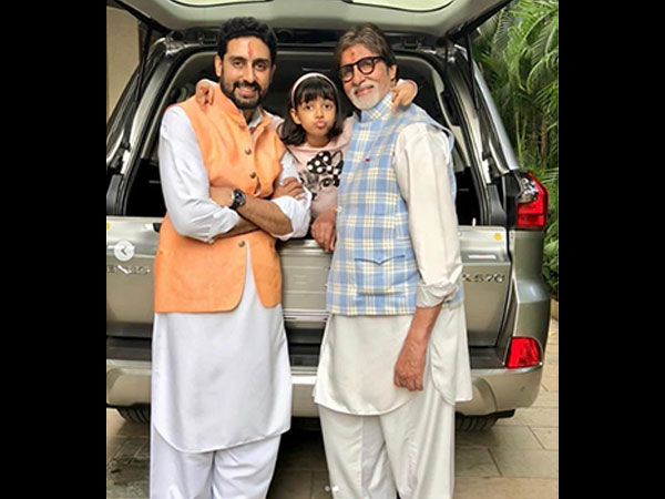 Aaradhya With Daddy & Grandpa