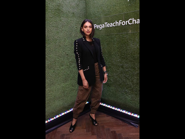 Aditi Poses For The Cameras