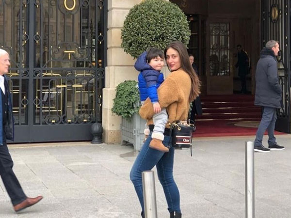 Kareena- Taimur Enjoy The Paris Chill