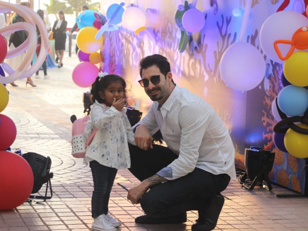 Cutie Nisha Kaur Weber With Her Dad