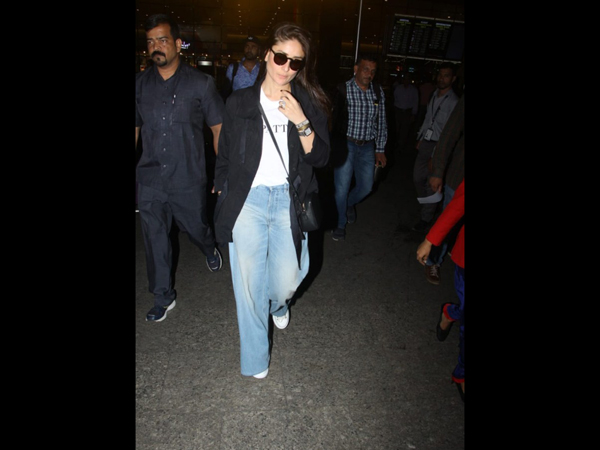 Kareena's Baggy Jeans Airport Look