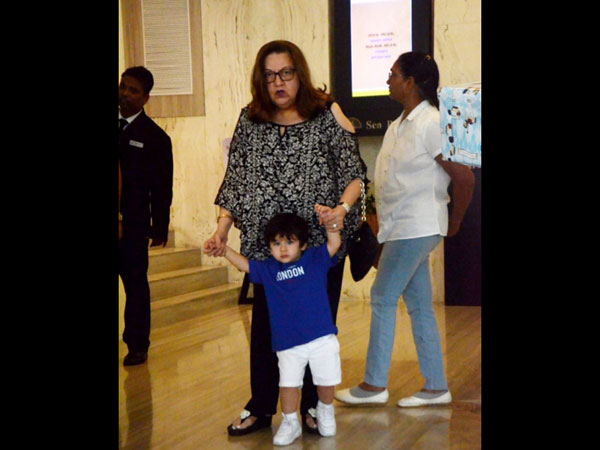 Tim Tim With His Grandma