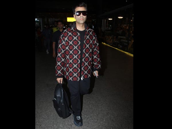 Karan Johar's Saturday Airport Look Karan Johar's Saturday Airport Look