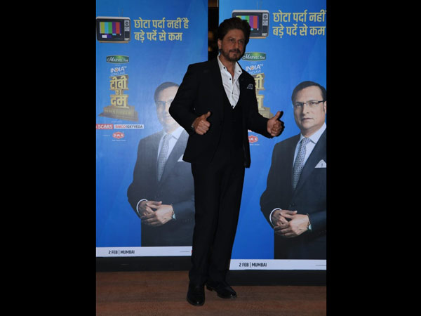 Shah Rukh Khan Attends India TV's Mega Conclave