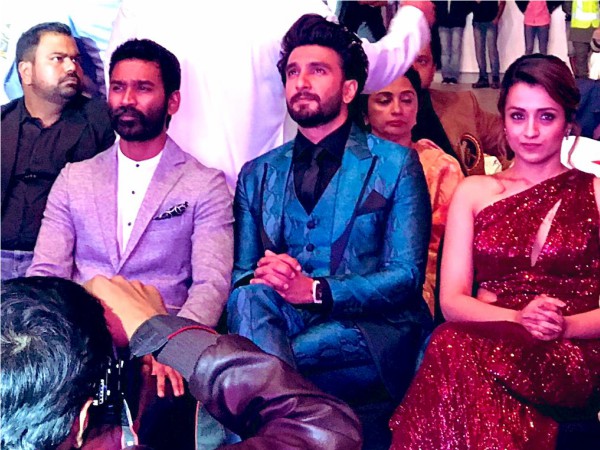 Dhanush, Ranveer Singh & Trisha