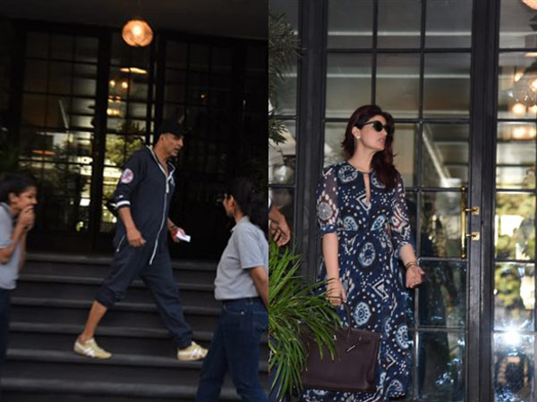 Akshay Kumar & Twinkle Khanna Snapped At Lunch
