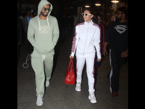 Ranveer & Alia Return From Berlin Ranveer & Alia Return From Berlin