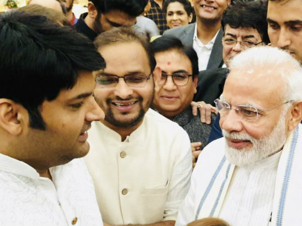 Kapil With Narendra Modi Kapil With Narendra Modi