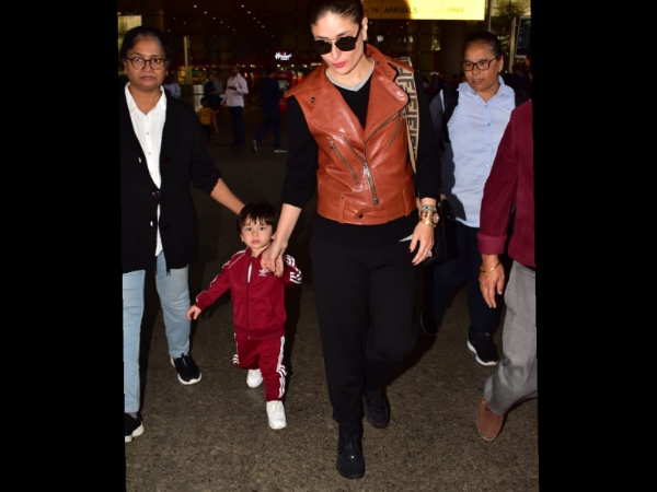 Taimur Busy Playing With Toys While His Mom Is Busy At Work