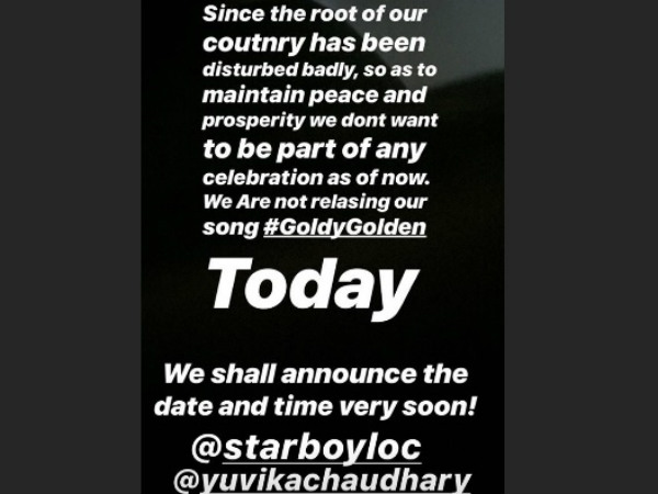 Prince Narula & Yuvika Choudhary Cancel Song Launch Prince Narula & Yuvika Choudhary Cancel Song Launch