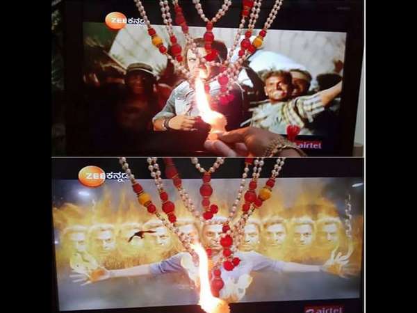 Shivanna's Fans Worshipped Him Shivanna's Fans Worshipped Him