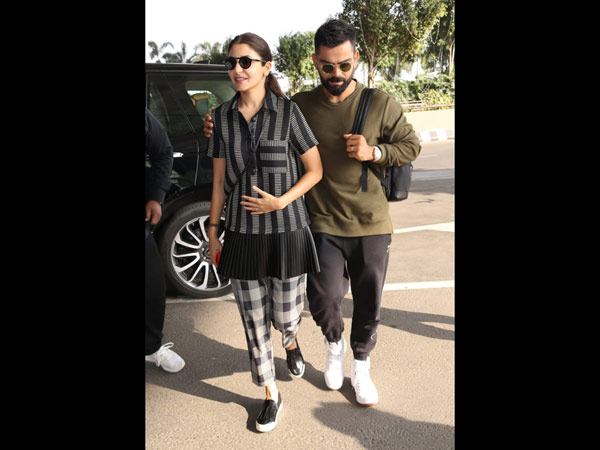 Virushka Arrive In Style At The Airport
