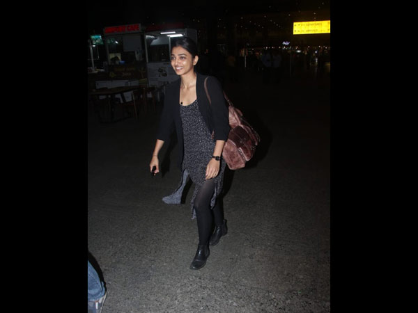 Radhika Apte Goes Make Up Free At The Airport Radhika Apte Goes Make Up Free At The Airport