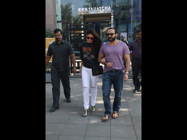 Saif & Kareena Head Out For Lunch