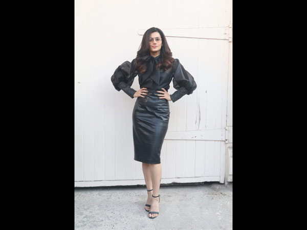 Taapsee Looked Totally Glamorous At The Promotions Of Badla