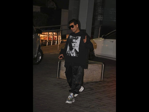 Karan Johar Impresses Us With His Swag At The Airport