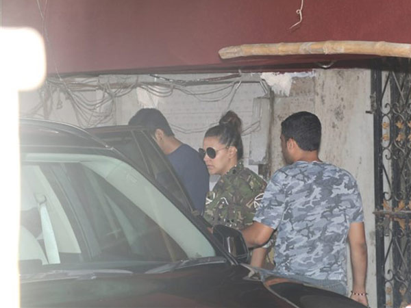 Neha Dhupia Hit The Gym On Thursday Afternoon