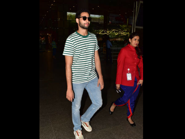 Gully Boy Siddhant Chaturvedi At The Airport