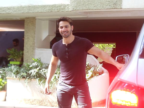 Varun Dhawan Spotted At A Dance Studio