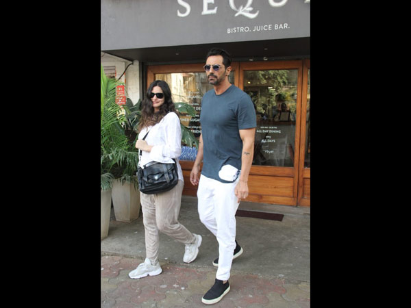 Arjun Rampal Snapped With His Girlfriend Gabriellla