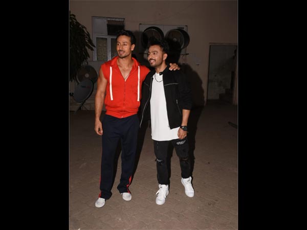 Tiger Shroff Snapped With Tony Kakkar